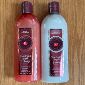 Bath & Body Works Champagne Apple & Honey Moisturizing Shampoo & Conditioner Set